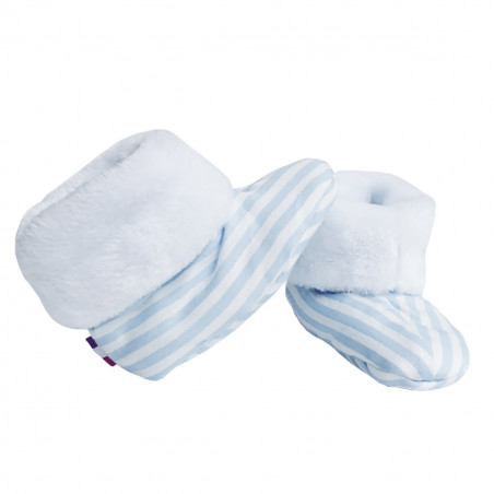 Chaussons hauts botton "Le Breton" pour bébé. Cadeau de Naissance Made in France. Nin-Nin