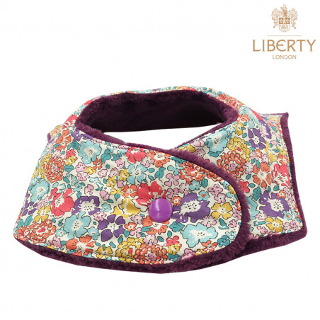 Pression bavoir bandana personnalisable Victoira Liberty of London. Made in France. Nin-Nin