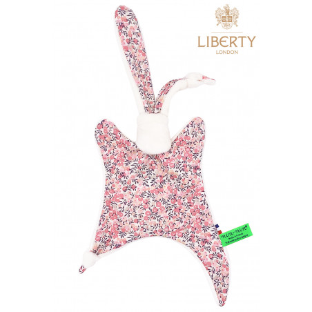 Doudou Le Chelsea Liberty of London. Cadeau de naissance personnalisé et made in France. Doudou Nin-Nin