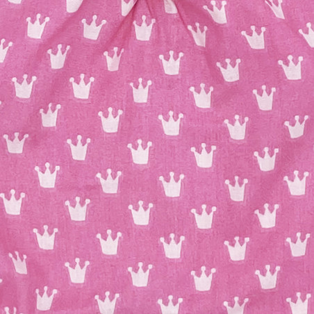 Tissu doudou Le Princesse. Cadeau de naissance personnalisé et made in France. Doudou Nin-Nin