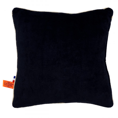 Arrière coussin "Barnabé". Cadeau de naissance original personnalisable et made in France. Nin-Nin