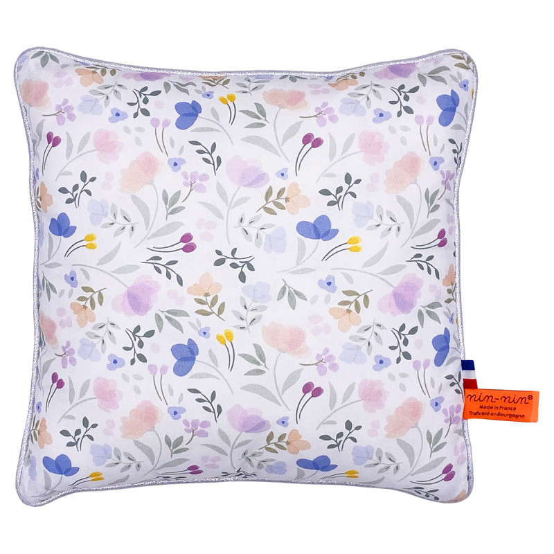 Coussin "Colette". Cadeau de naissance original personnalisable et made in France. Nin-Nin