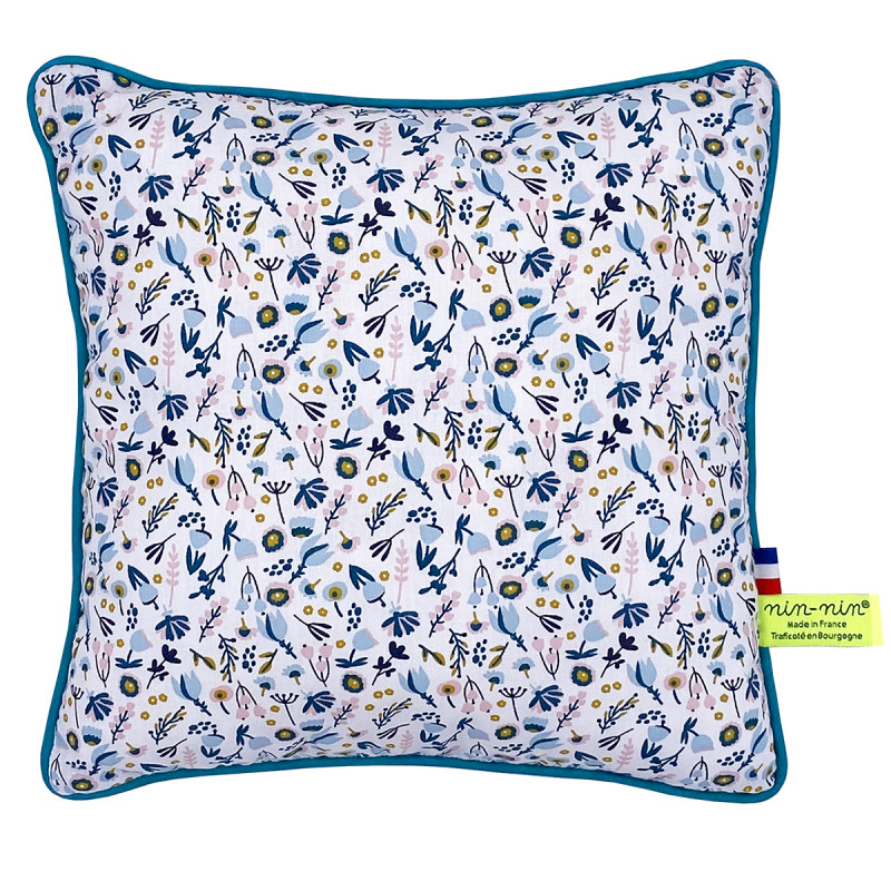 Coussin "Mayeul". Cadeau de naissance original personnalisable et made in France. Nin-Nin Coussin "Mayeul". Cadeau de naissance original personnalisable et made in France. Nin-Nin