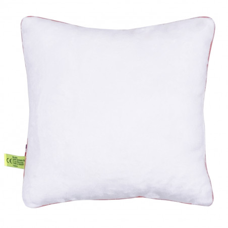 Arrière coussin "Nimbus Rose". Cadeau de naissance original personnalisable et made in France. Nin-Nin