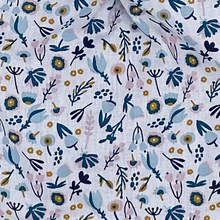 Tissu doudou Le Mayeul. Cadeau de naissance personnalisé et made in France. Doudou Nin-Nin