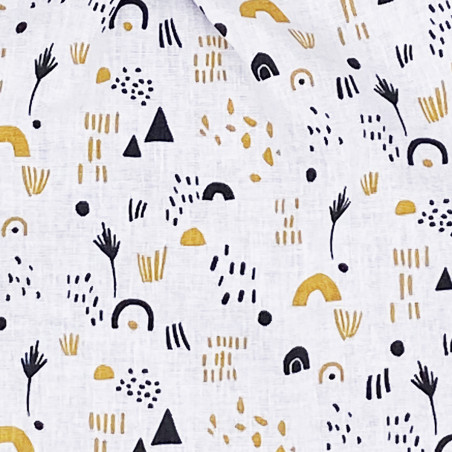 Tissu doudou Le Barnabé. Cadeau de naissance personnalisé et made in France. Doudou Nin-Nin