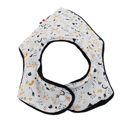 Pression bavoir bandana personnalisable "Le Barnabé". Made in France. Nin-Nin