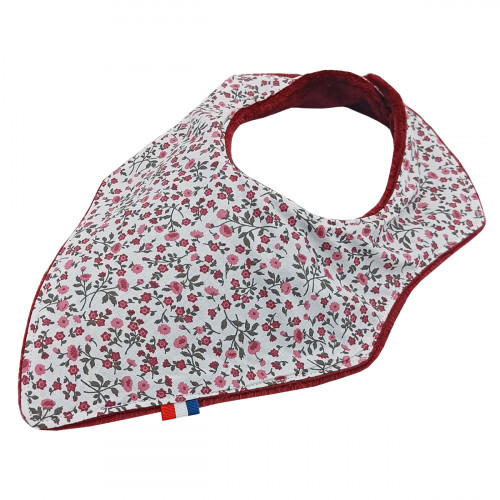 Bavoir bandana personnalisable "Le Nicole". Made in France. Nin-Nin