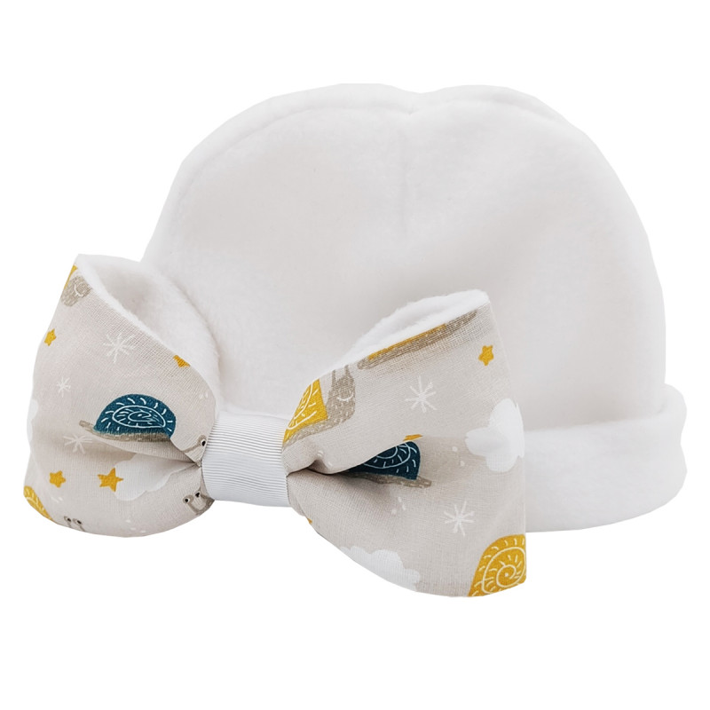 Bonnet gros nœud pour fille L'Escargot. Fabrication Française Bonnet gros nœud pour fille L'Escargot. Fabrication Française