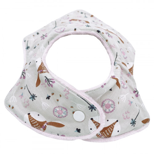 Pression bavoir bandana personnalisable "Le Bohème". Made in France. Nin-Nin