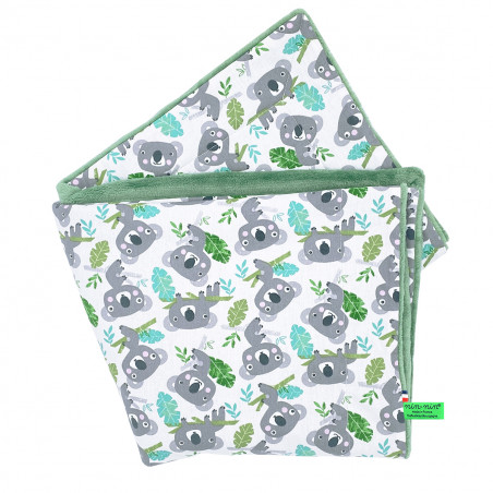 Couverture Le Koala personnalisable pour bébé. Couverture fabriquée en France.