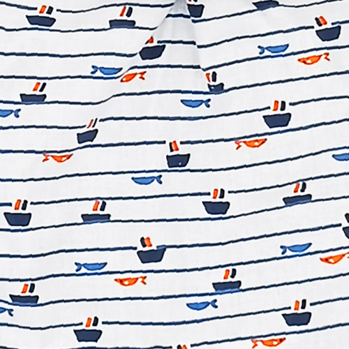 Tissu doudou Le Polo. Cadeau de naissance personnalisé et made in France. Doudou Nin-Nin