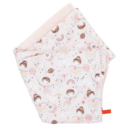 Couverture Le Clochette personnalisable pour bébé. Couverture fabriquée en France.