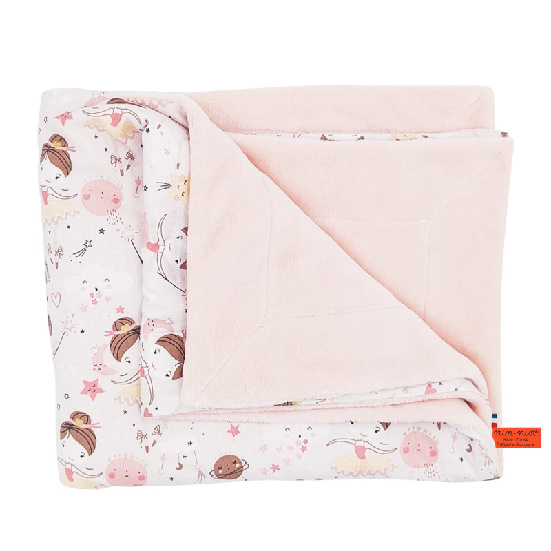 Plaid Le Clochette personnalisable pour bébé. Couverture fabriquée en France. Plaid Le Clochette personnalisable pour bébé. Couverture fabriquée en France.