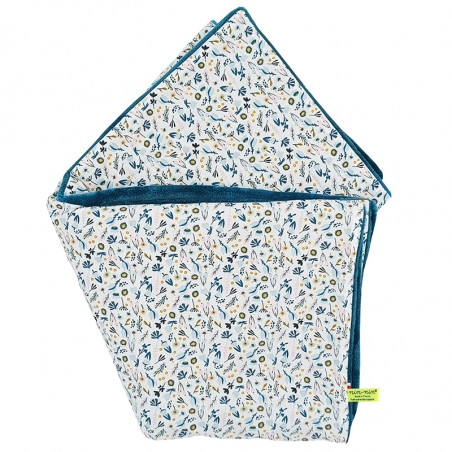 Couverture Le Mayeul personnalisable pour bébé. Couverture fabriquée en France.