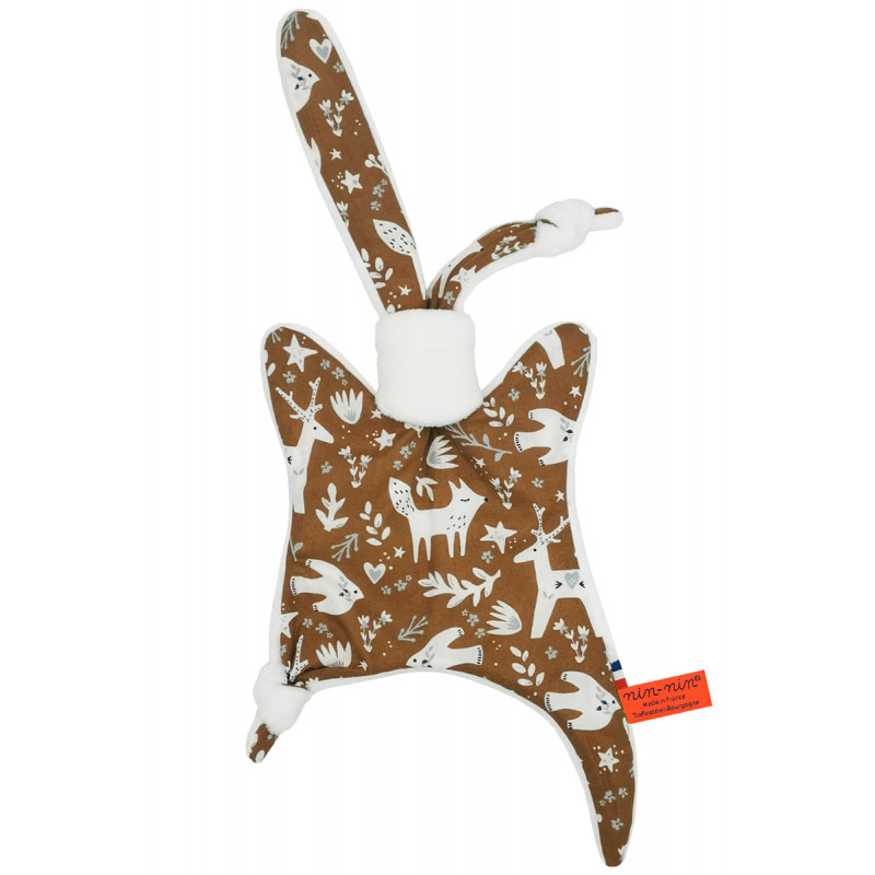 Doudou Balthazar. Cadeau de Noël personnalisé et made in France. Doudou Nin-Nin Doudou Balthazar. Cadeau de Noël personnalisé et made in France. Doudou Nin-Nin