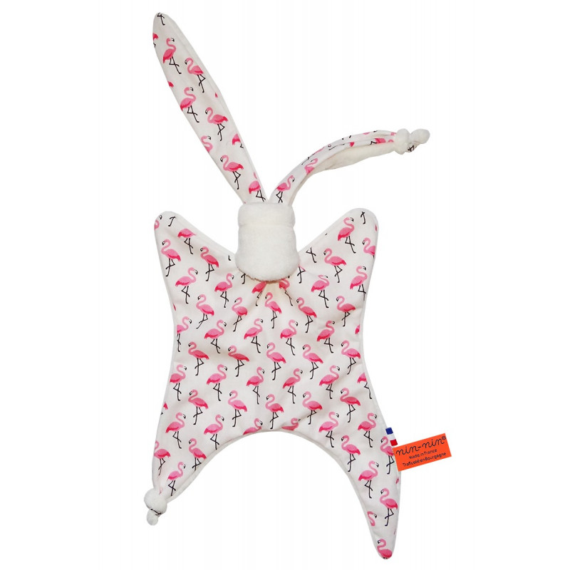 Le Flamant Rose - Doudou Fille et Doudou Garçon Made in France Le Flamant Rose - Doudou Fille et Doudou Garçon Made in France