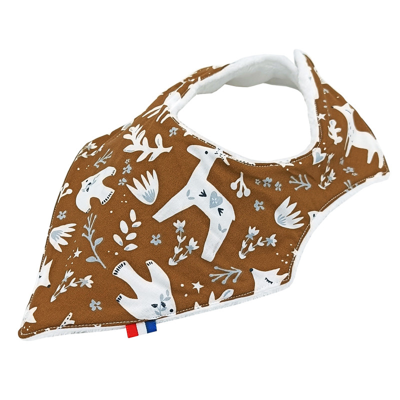 Bavoir bandana "Balthazar". Made in France. Nin-Nin