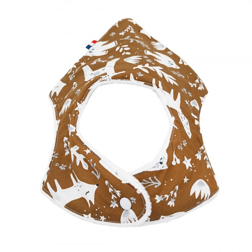 Pression bavoir bandana "Balthazar". Made in France. Nin-Nin