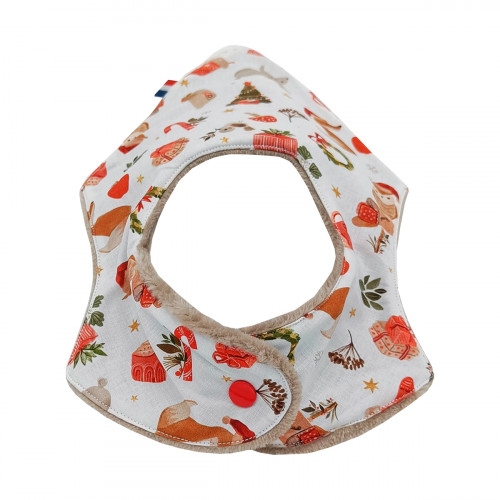 Pression bavoir bandana "Melchior". Made in France. Nin-Nin