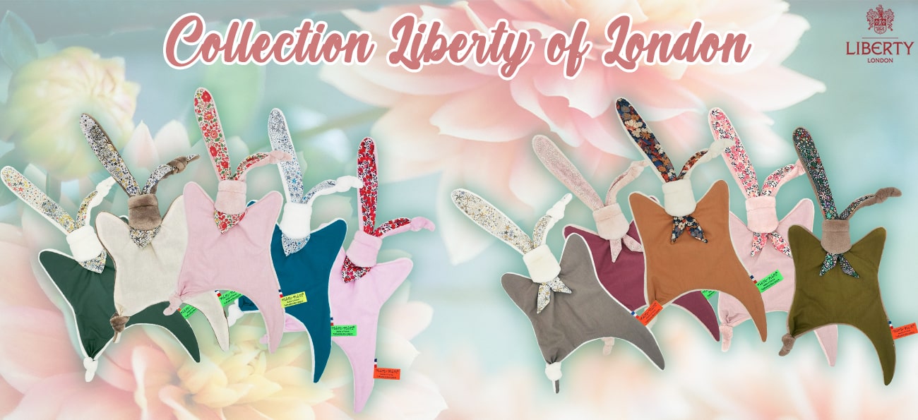 Doudou Liberty fabriqué en France