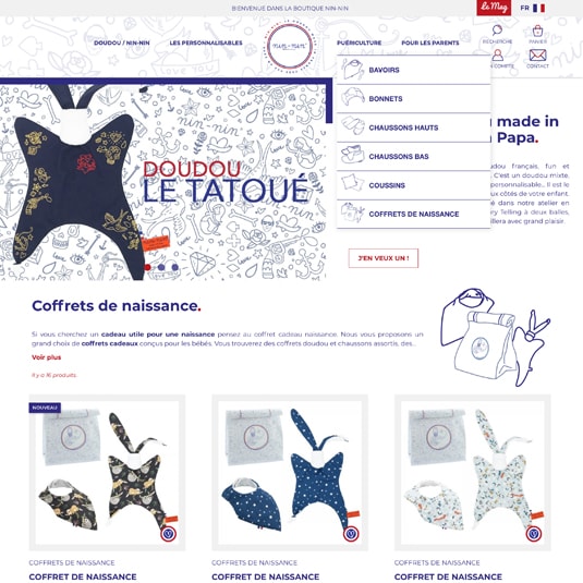 Coffret cadeau de naissance
