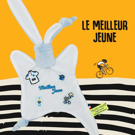 Doudou personnalisé maillot meilleur jeune